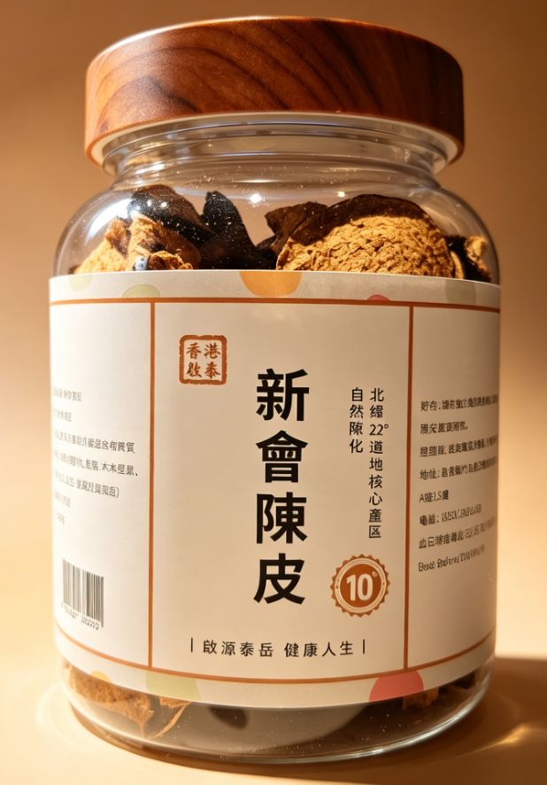 A18【 10 年地道新會陳皮 】香港啟泰100g 罐裝
