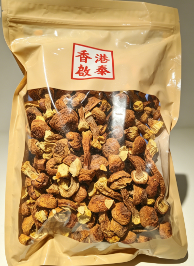 A08【優質姬松茸】香港啟泰  300g 袋裝 無硫菌菇乾貨 滋潤煲湯養生食材